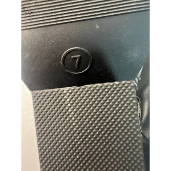 NWOT Universal Thread Aubree Black Vegan Leather Western Mid Calf Zip Boots 7 - Picture 10 of 10